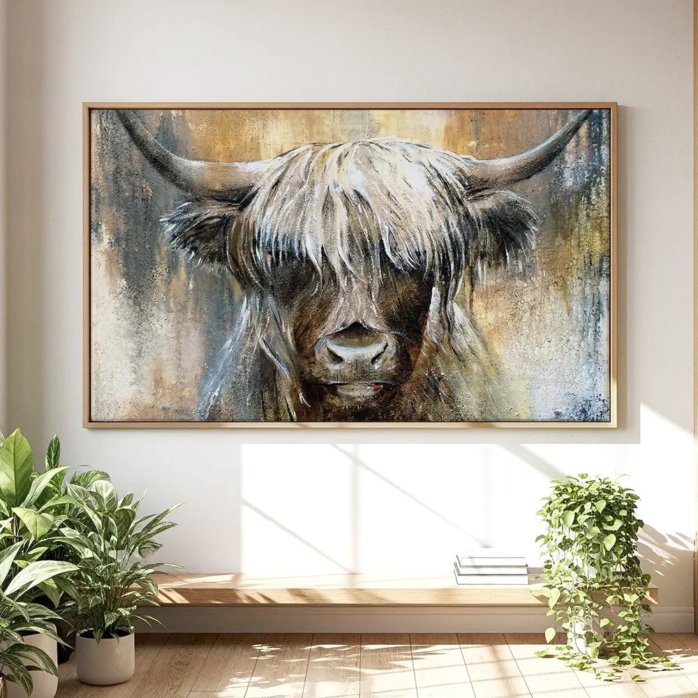 Cow Central Oversized Canvas Print Cow Central Oversized Canvas Print wall art product Art Print Shop
