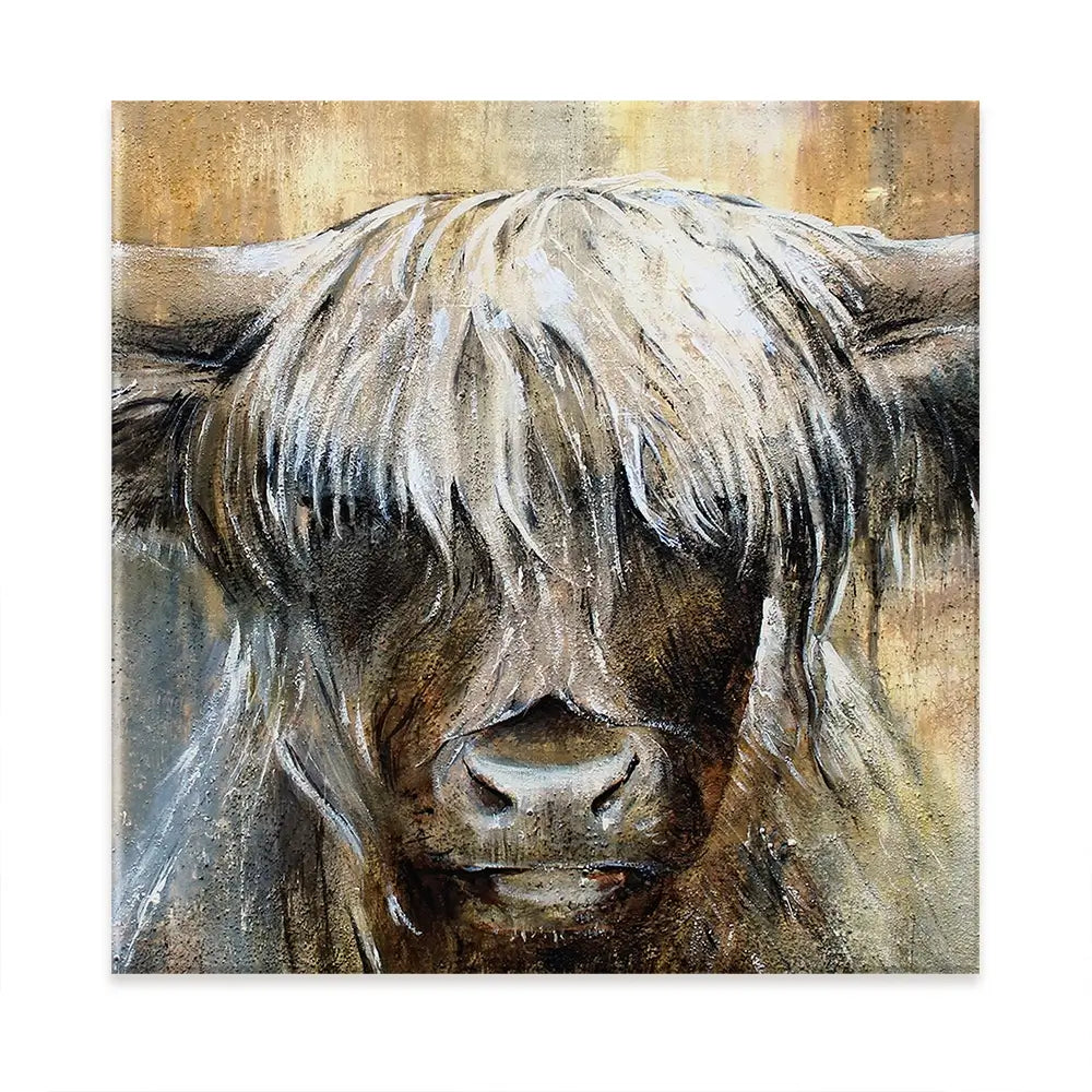 Cow Central Oversized Canvas Print Cow Central Oversized Canvas Print wall art product Art Print Shop