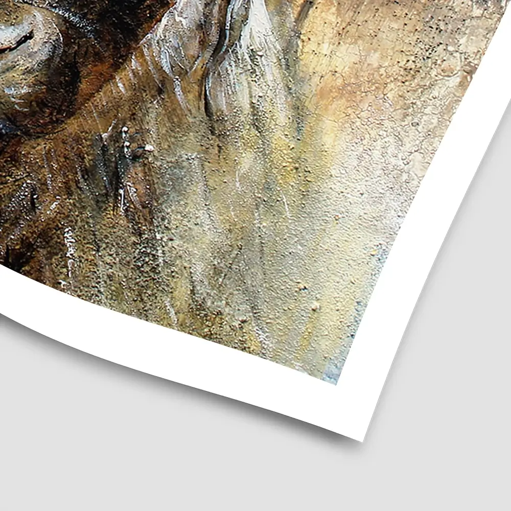 Cow Central Square Art Print Cow Central Square Art Print wall art product Art Print Shop
