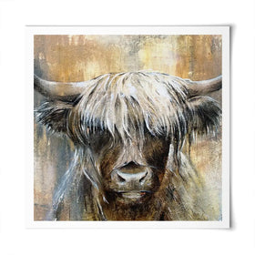 Cow Central Square Art Print Cow Central Square Art Print wall art product Art Print Shop