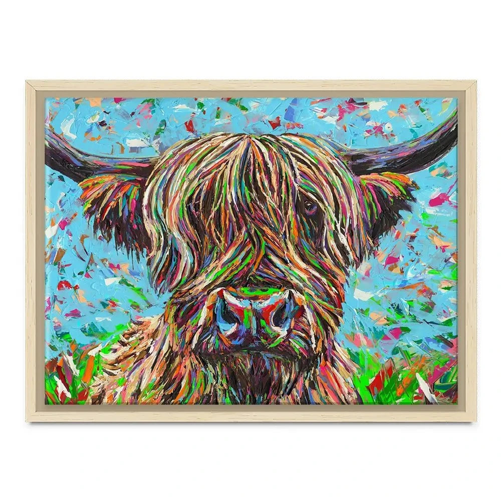 Cow From Another Planet 2 Canvas Print Cow From Another Planet 2 Canvas Print wall art product Carolee Vitaletti