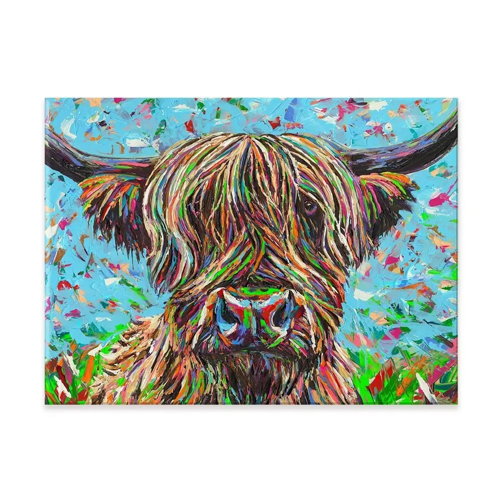 Cow From Another Planet 2 Canvas Print Cow From Another Planet 2 Canvas Print wall art product Carolee Vitaletti