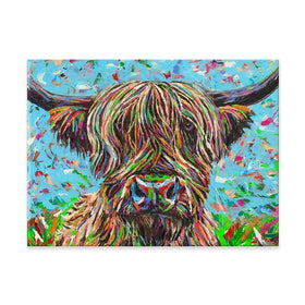 Cow From Another Planet 2 Canvas Print Cow From Another Planet 2 Canvas Print wall art product Carolee Vitaletti