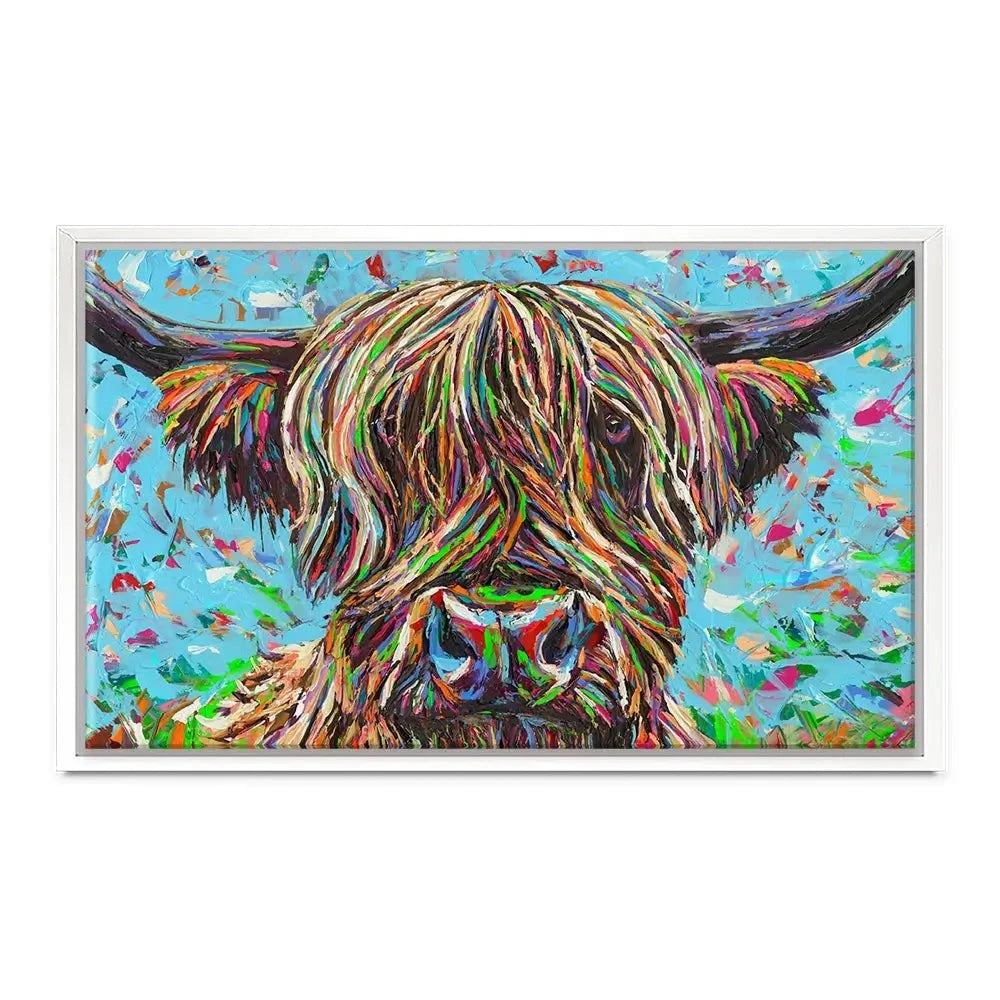 Cow From Another Planet 2 Canvas Print Cow From Another Planet 2 Canvas Print wall art product Carolee Vitaletti