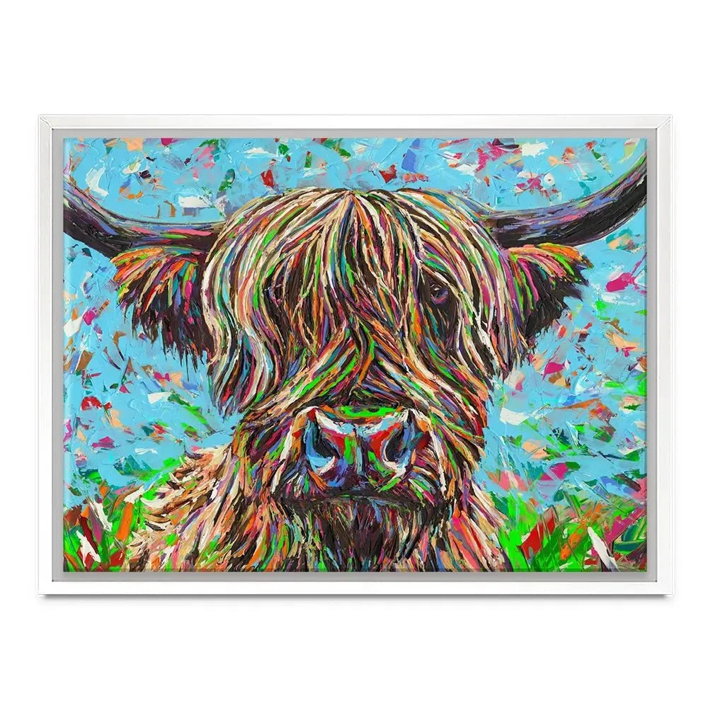 Cow From Another Planet 2 Canvas Print Cow From Another Planet 2 Canvas Print wall art product Carolee Vitaletti