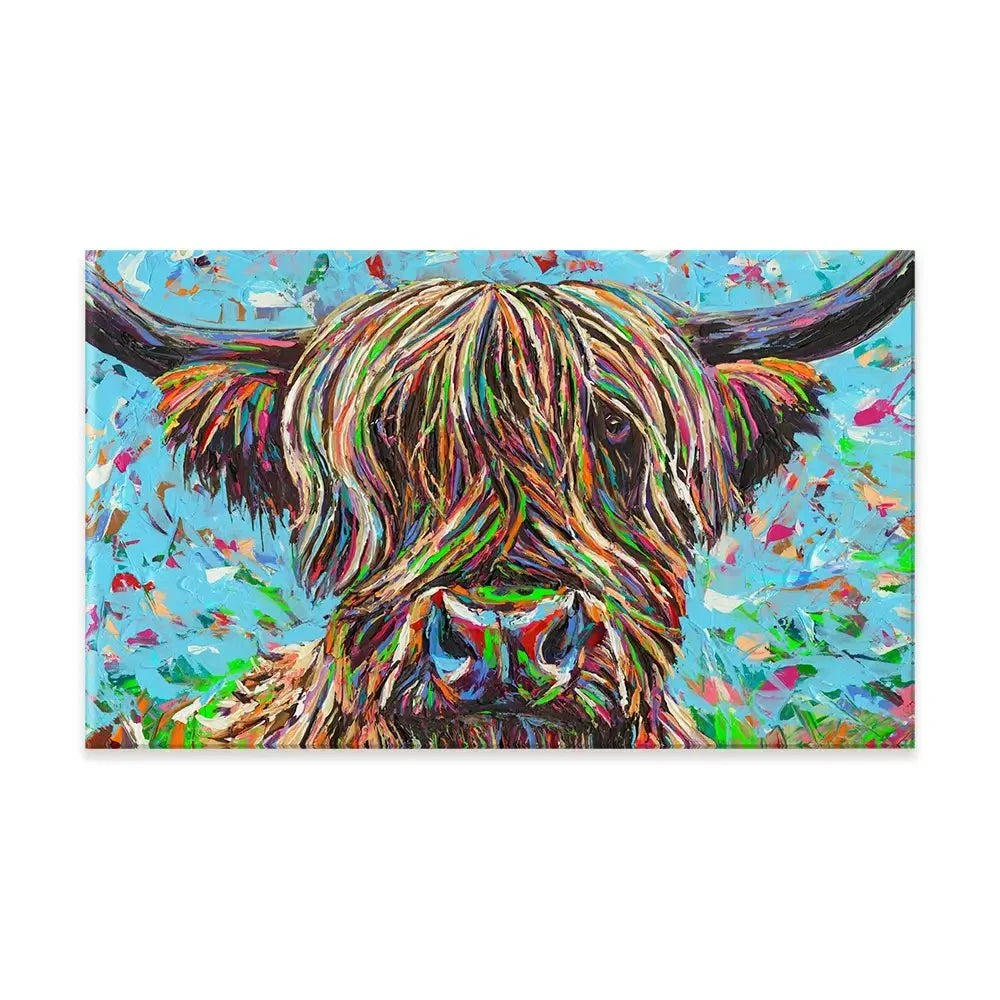 Cow From Another Planet 2 Canvas Print Cow From Another Planet 2 Canvas Print wall art product Carolee Vitaletti