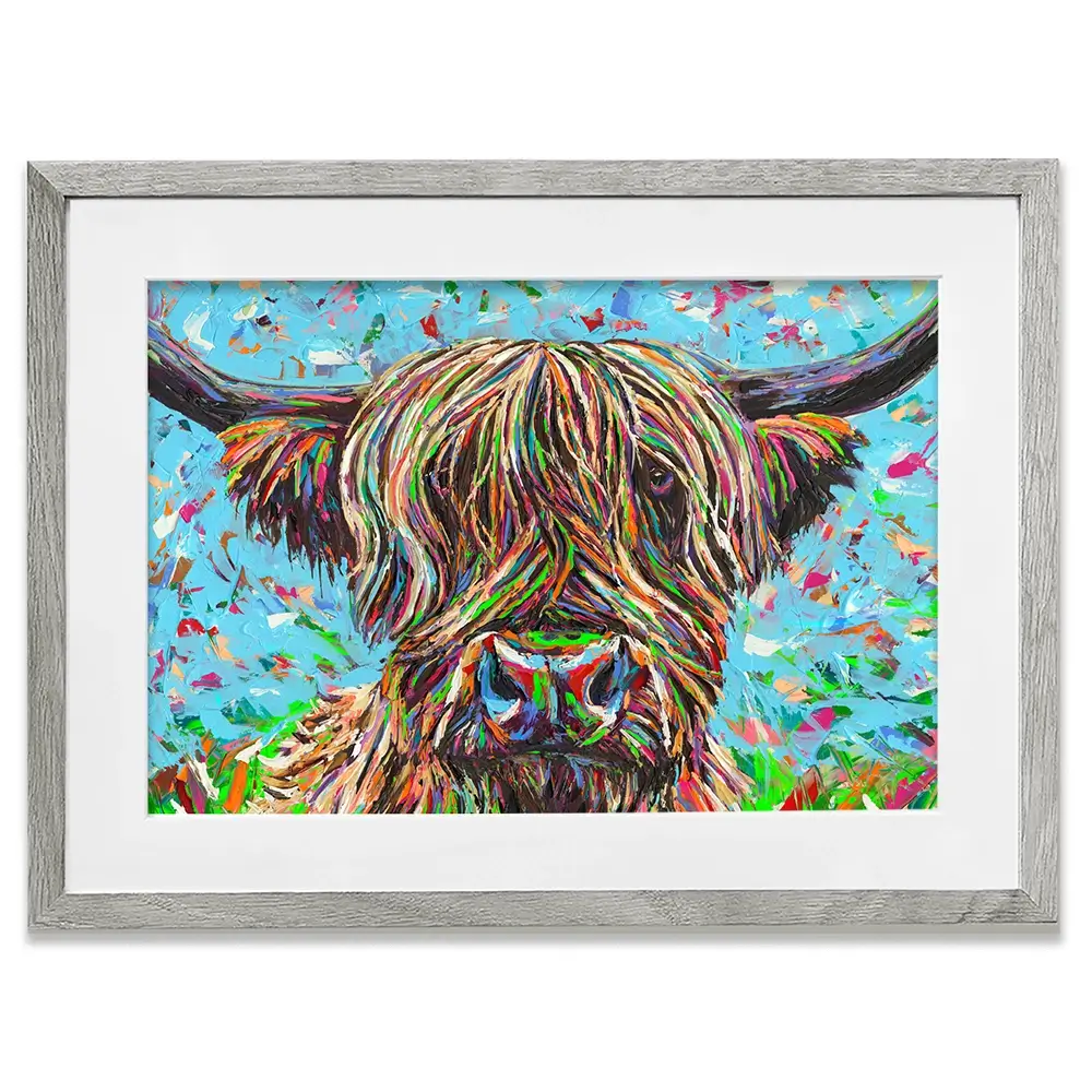 Cow From Another Planet 2 Framed Art Print Cow From Another Planet 2 Framed Art Print wall art product Carolee Vitaletti