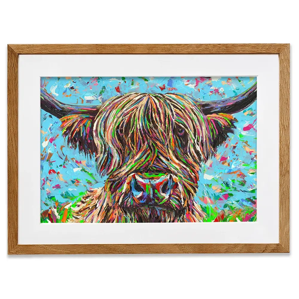 Cow From Another Planet 2 Framed Art Print Cow From Another Planet 2 Framed Art Print wall art product Carolee Vitaletti