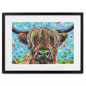 Cow From Another Planet 2 Framed Art Print Cow From Another Planet 2 Framed Art Print wall art product Carolee Vitaletti