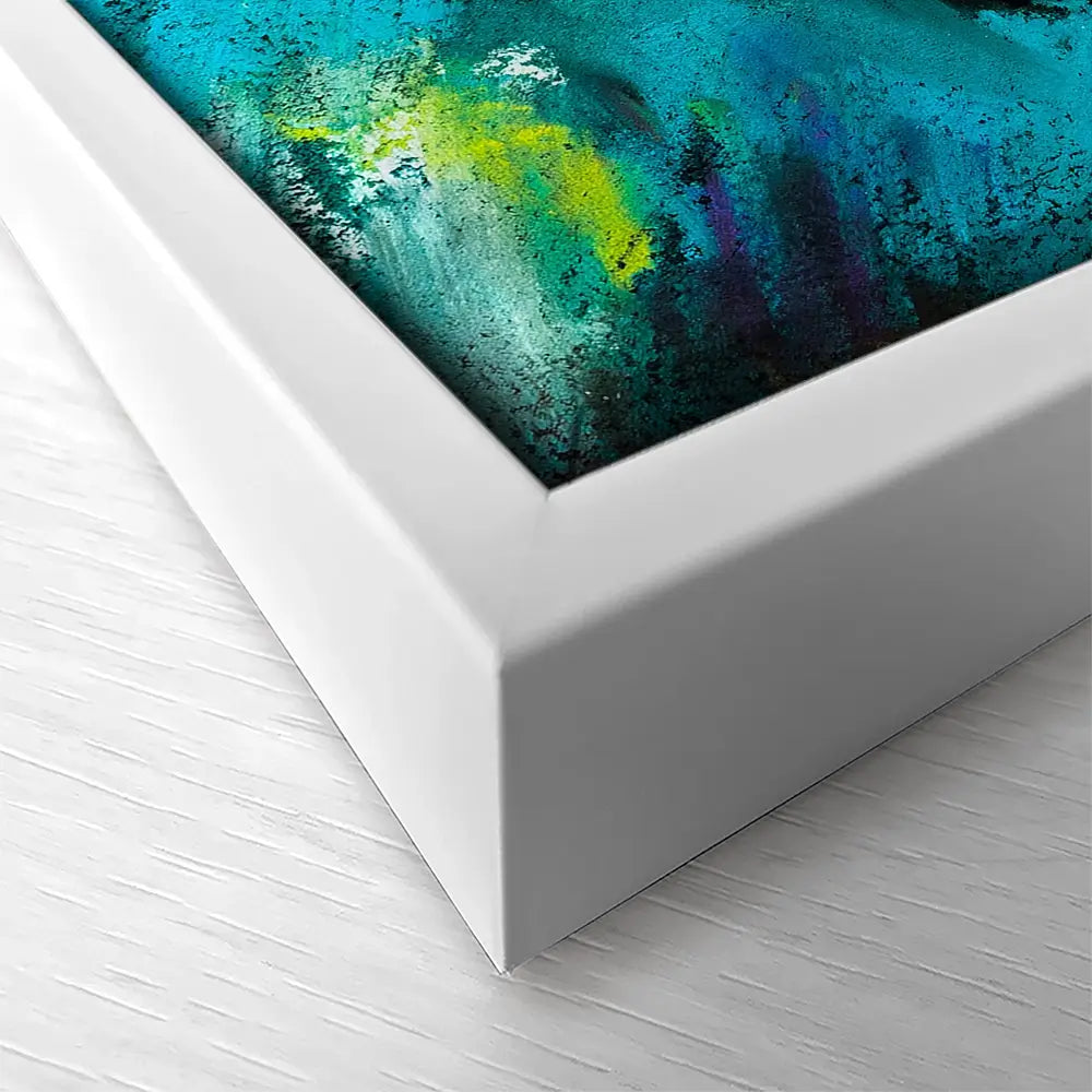 Cow On Blue Square Canvas Print Cow On Blue Square Canvas Print wall art product Ivailo Nikolov / Shutterstock
