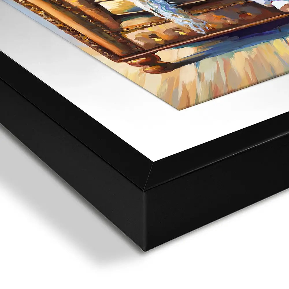 Cow's Day Off Square Framed Art Print Cow's Day Off Square Framed Art Print wall art product Leon Devenice