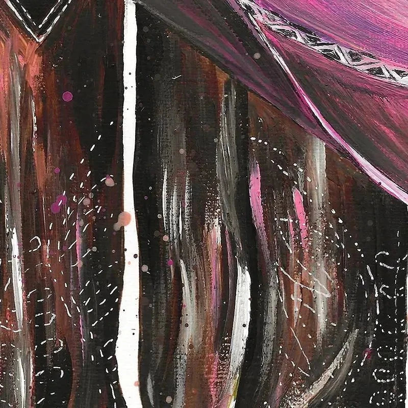 Cowgirl Canvas Print Cowgirl Canvas Print wall art product Emma LC Art