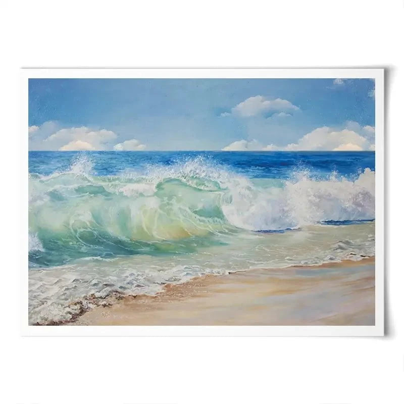 Crashing Waves Art Print Crashing Waves Art Print wall art product Eizza / Shutterstock