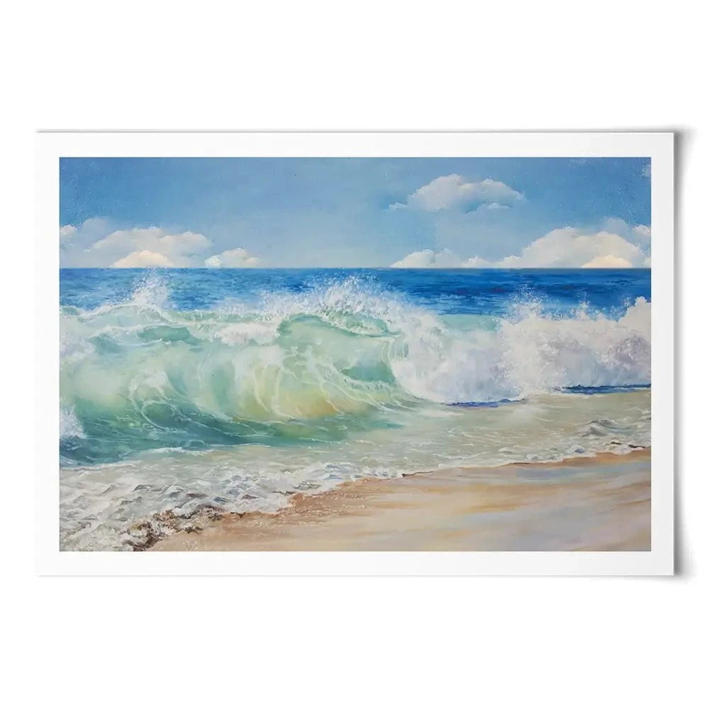 Crashing Waves Art Print Crashing Waves Art Print wall art product Eizza / Shutterstock