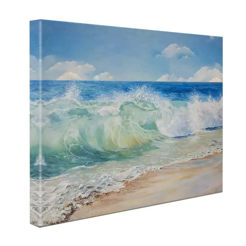 Crashing Waves Canvas Print Crashing Waves Canvas Print wall art product Eizza / Shutterstock