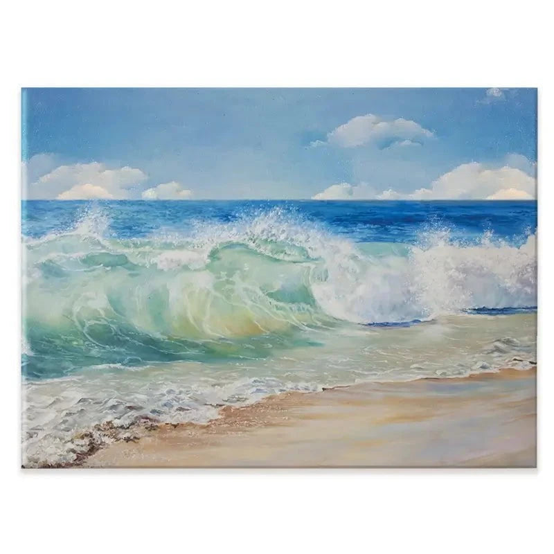 Crashing Waves Canvas Print Crashing Waves Canvas Print wall art product Eizza / Shutterstock