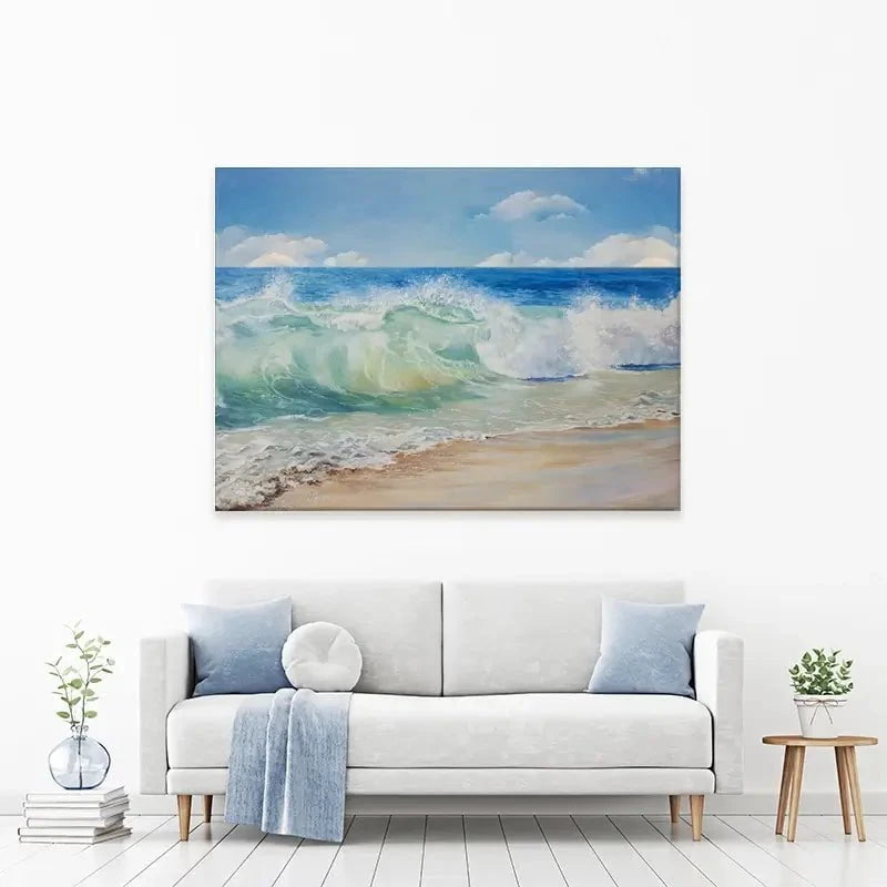 Crashing Waves Canvas Print Crashing Waves Canvas Print wall art product Eizza / Shutterstock