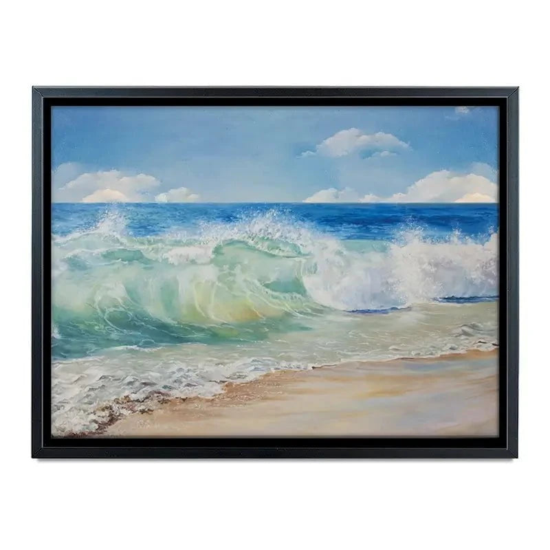 Crashing Waves Canvas Print Crashing Waves Canvas Print wall art product Eizza / Shutterstock