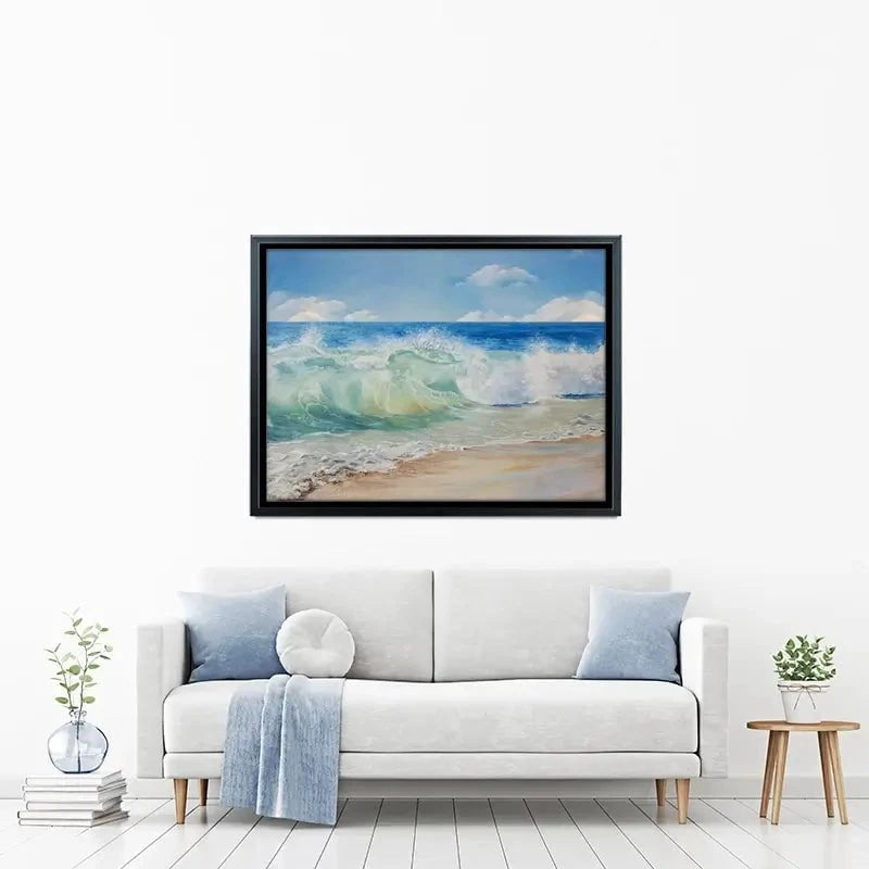 Crashing Waves Canvas Print Crashing Waves Canvas Print wall art product Eizza / Shutterstock