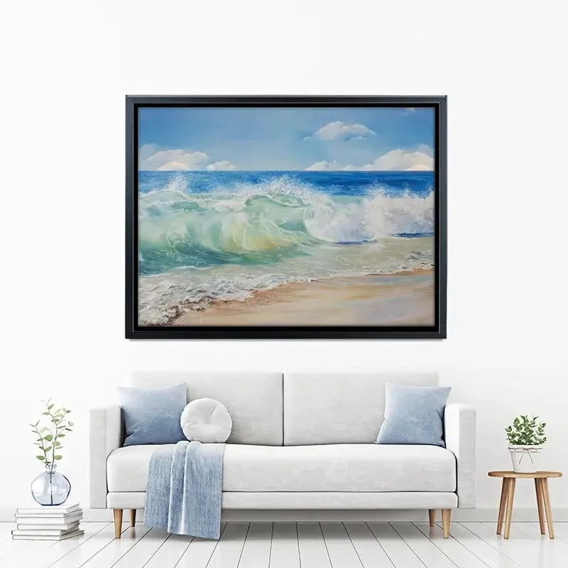 Crashing Waves Canvas Print Crashing Waves Canvas Print wall art product Eizza / Shutterstock