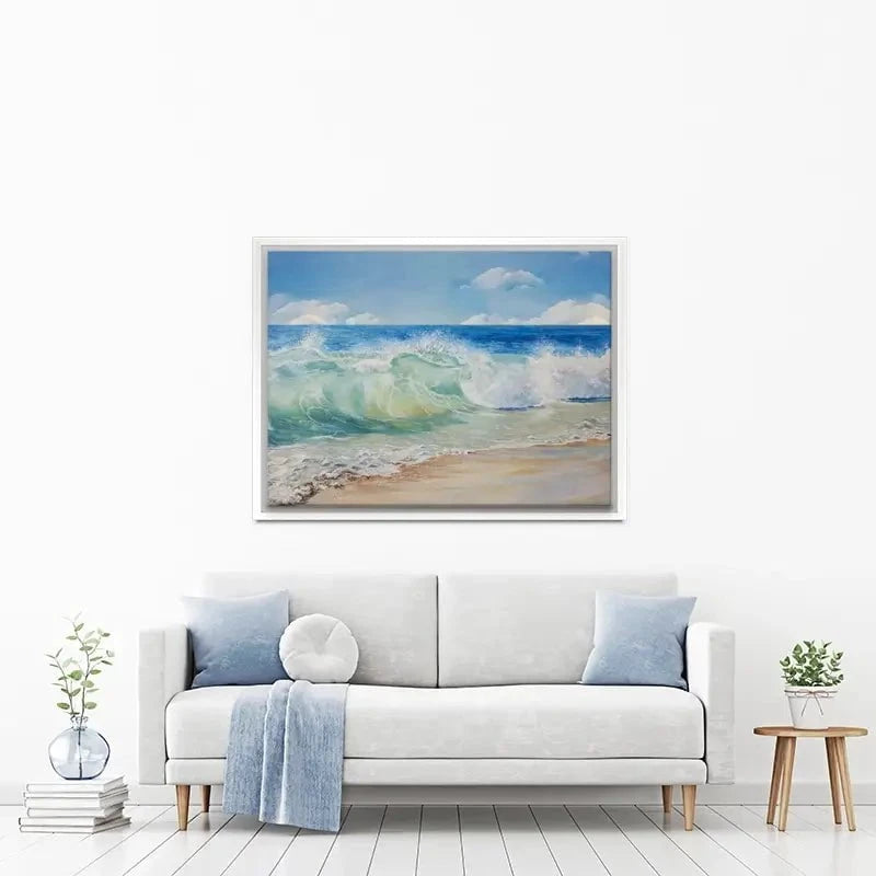 Crashing Waves Canvas Print Crashing Waves Canvas Print wall art product Eizza / Shutterstock