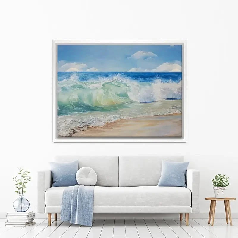Crashing Waves Canvas Print Crashing Waves Canvas Print wall art product Eizza / Shutterstock