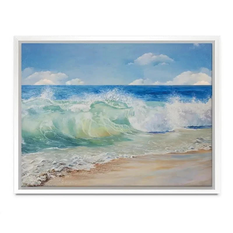 Crashing Waves Canvas Print Crashing Waves Canvas Print wall art product Eizza / Shutterstock