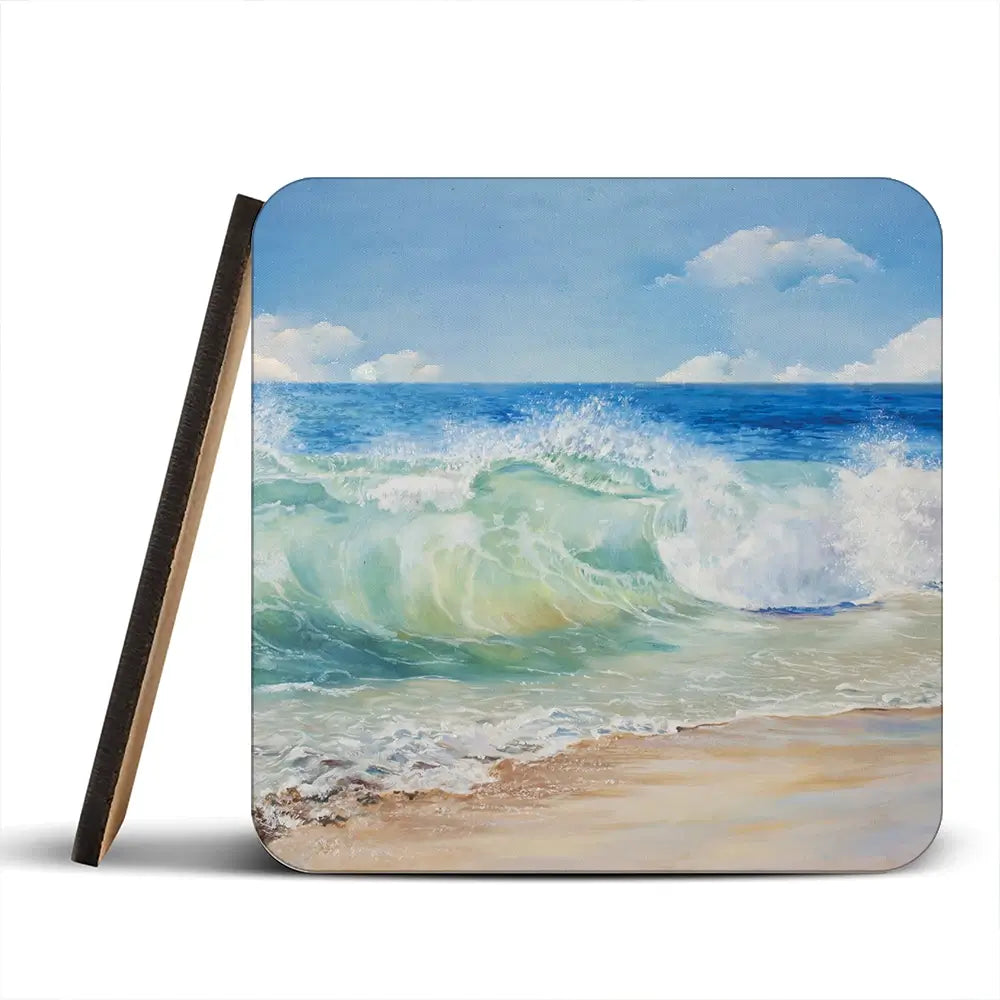Crashing Waves Coaster Set Crashing Waves Coaster Set wall art product Eizza / Shutterstock