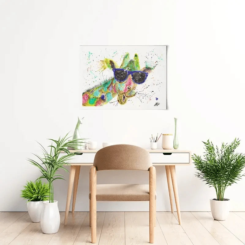 Crazy Giraffe Art Print Crazy Giraffe Art Print wall art product Jamie Taylor