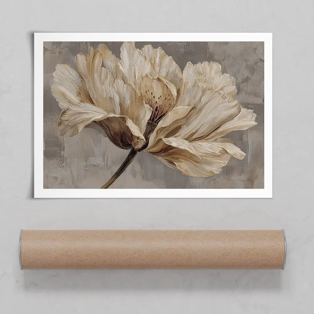 Cream Peony Art Print Cream Peony Art Print wall art product Svetlana Aleynikova