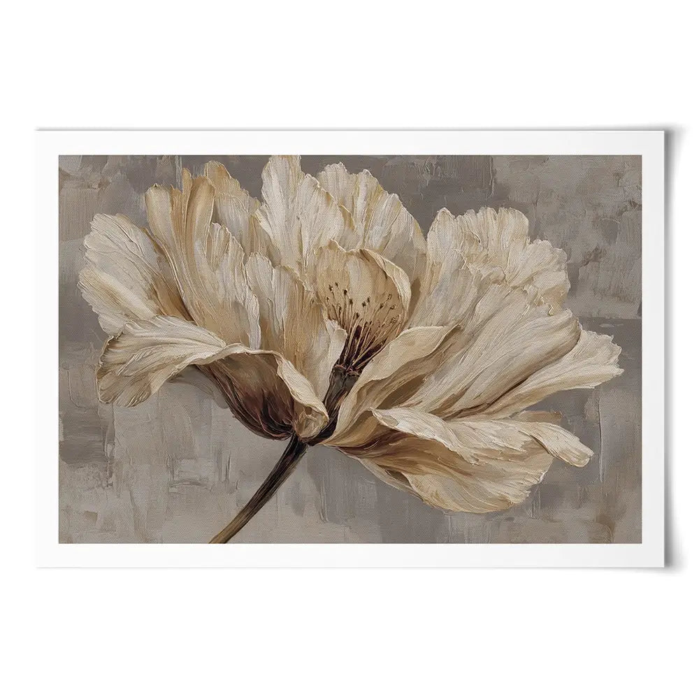 Cream Peony Art Print Cream Peony Art Print wall art product Svetlana Aleynikova