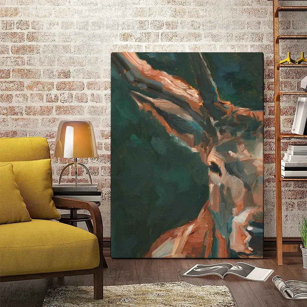 Cropped Western Study Canvas Print Cropped Western Study Canvas Print wall art product Ethan Harper