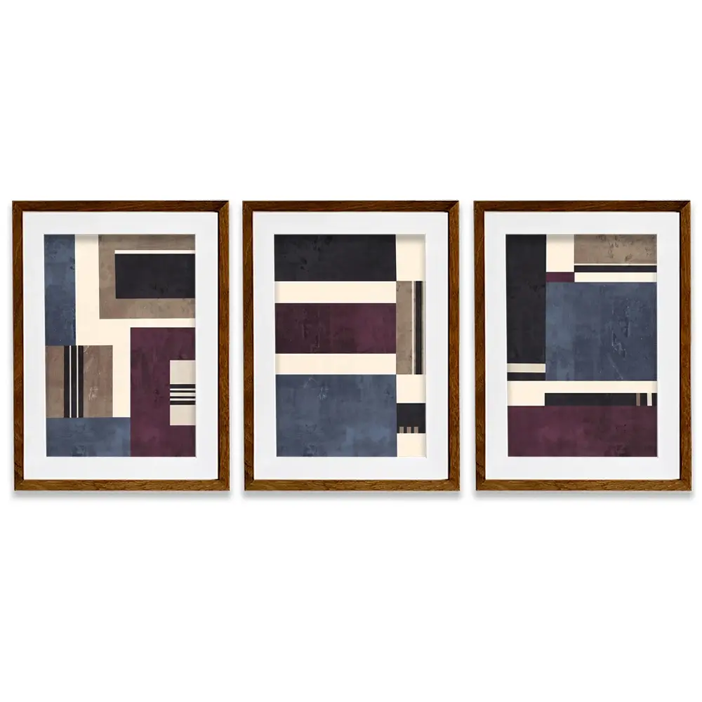 Crosby Street Framed Art Print Trio Crosby Street Framed Art Print Trio wall art product Lisa Nohren - Independent