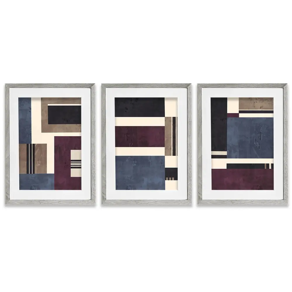 Crosby Street Framed Art Print Trio Crosby Street Framed Art Print Trio wall art product Lisa Nohren - Independent
