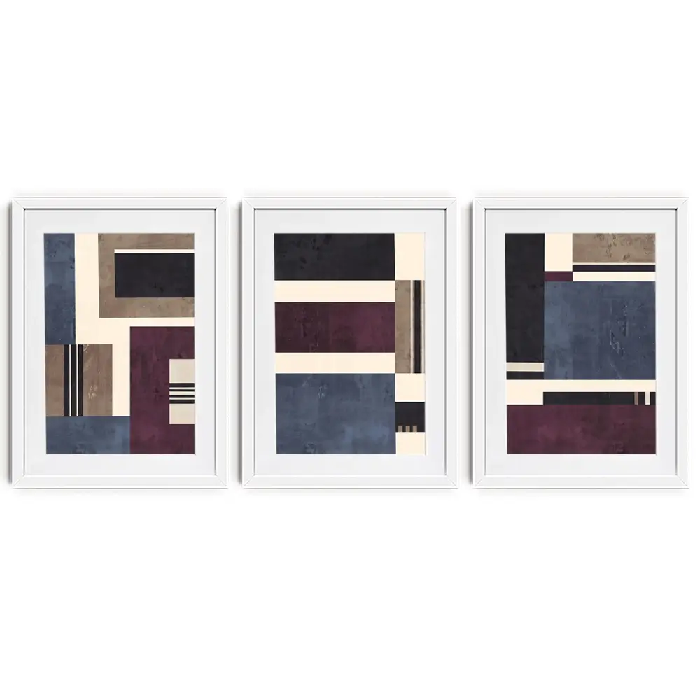 Crosby Street Framed Art Print Trio Crosby Street Framed Art Print Trio wall art product Lisa Nohren - Independent