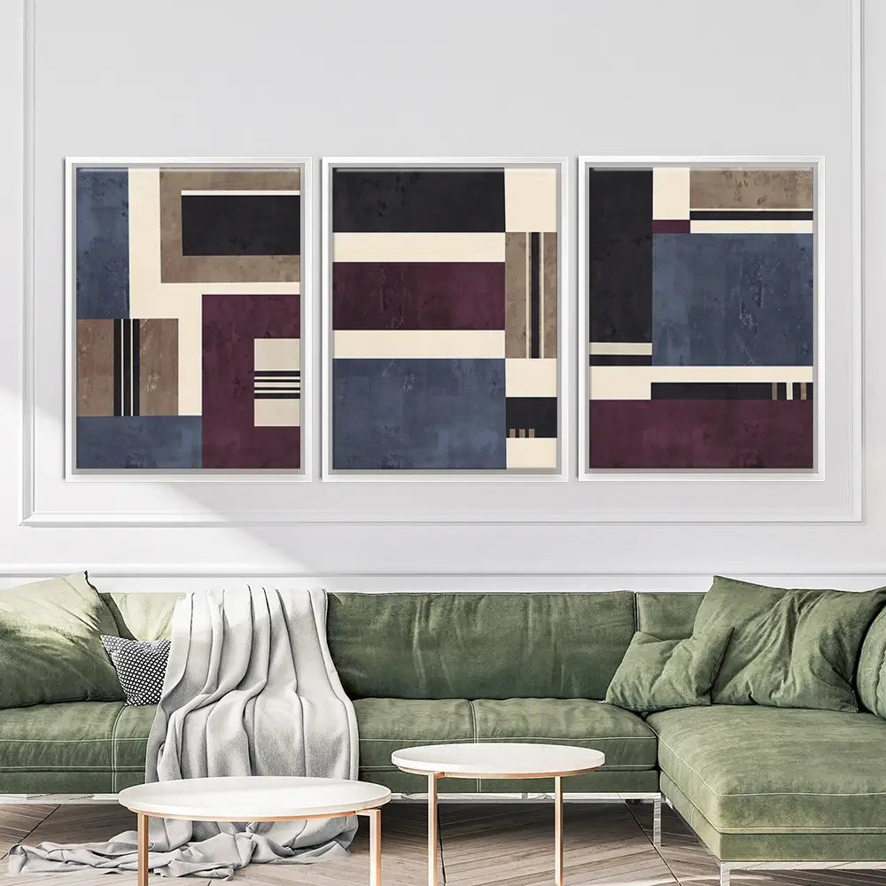 Crosby Street Trio Canvas Print Crosby Street Trio Canvas Print wall art product Lisa Nohren - Independent