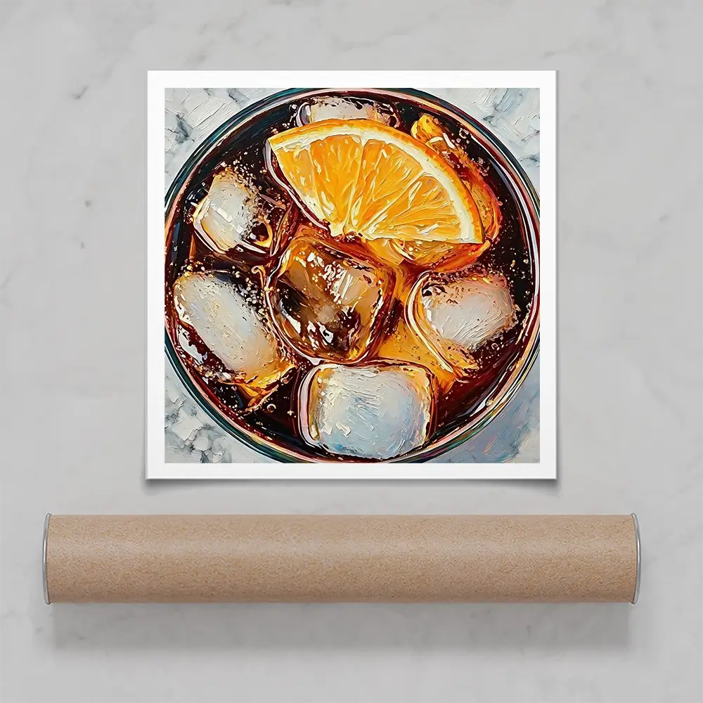Cuba Libre Cocktail Square Art Print Cuba Libre Cocktail Square Art Print wall art product David Alexander Elder