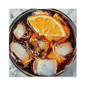 Cuba Libre Cocktail Square Canvas Print Cuba Libre Cocktail Square Canvas Print wall art product David Alexander Elder