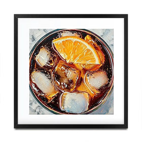 Cuba Libre Cocktail Square Framed Art Print Cuba Libre Cocktail Square Framed Art Print wall art product David Alexander Elder