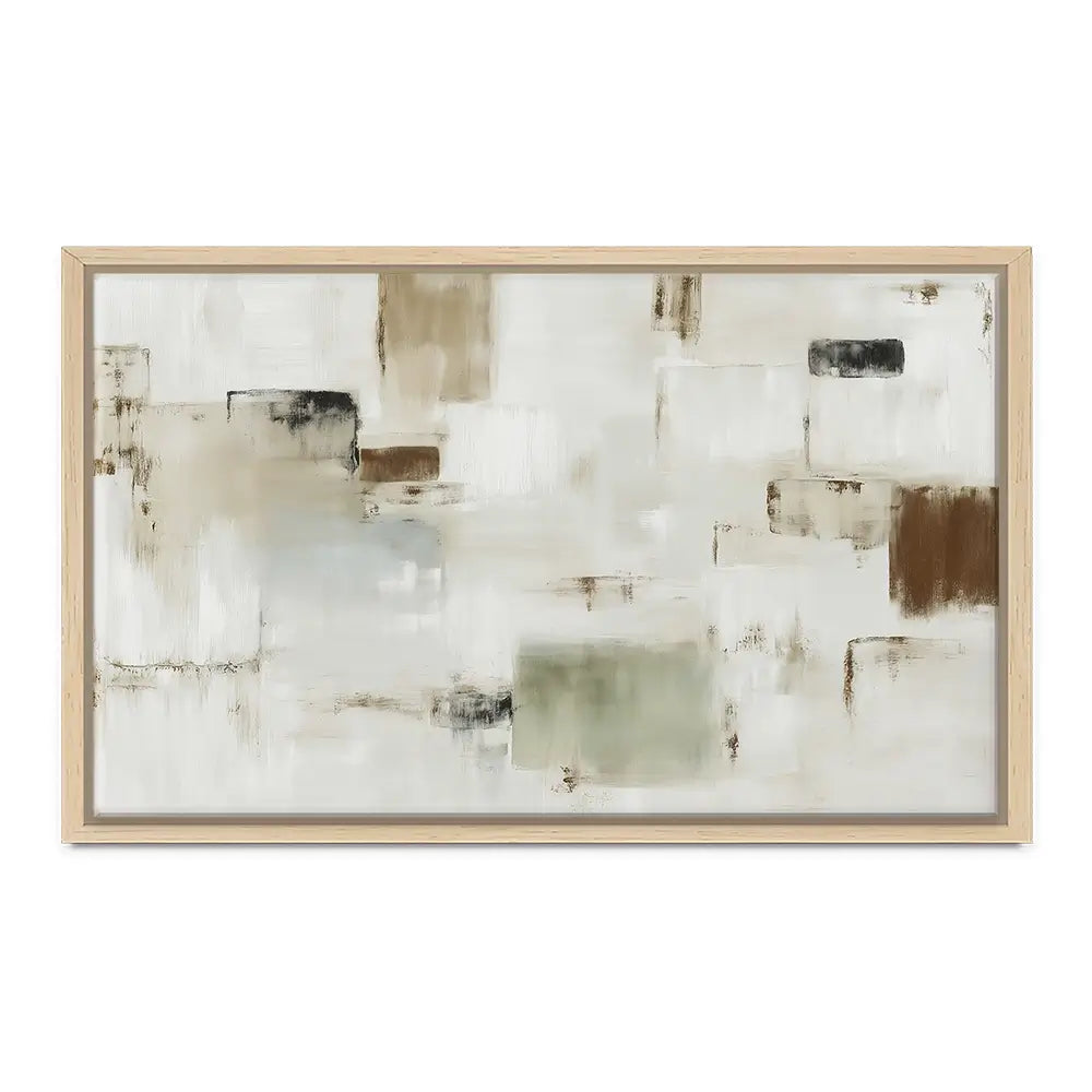 Cubist Block Abstract Canvas Print Cubist Block Abstract Canvas Print wall art product Chromatic Storm Studio