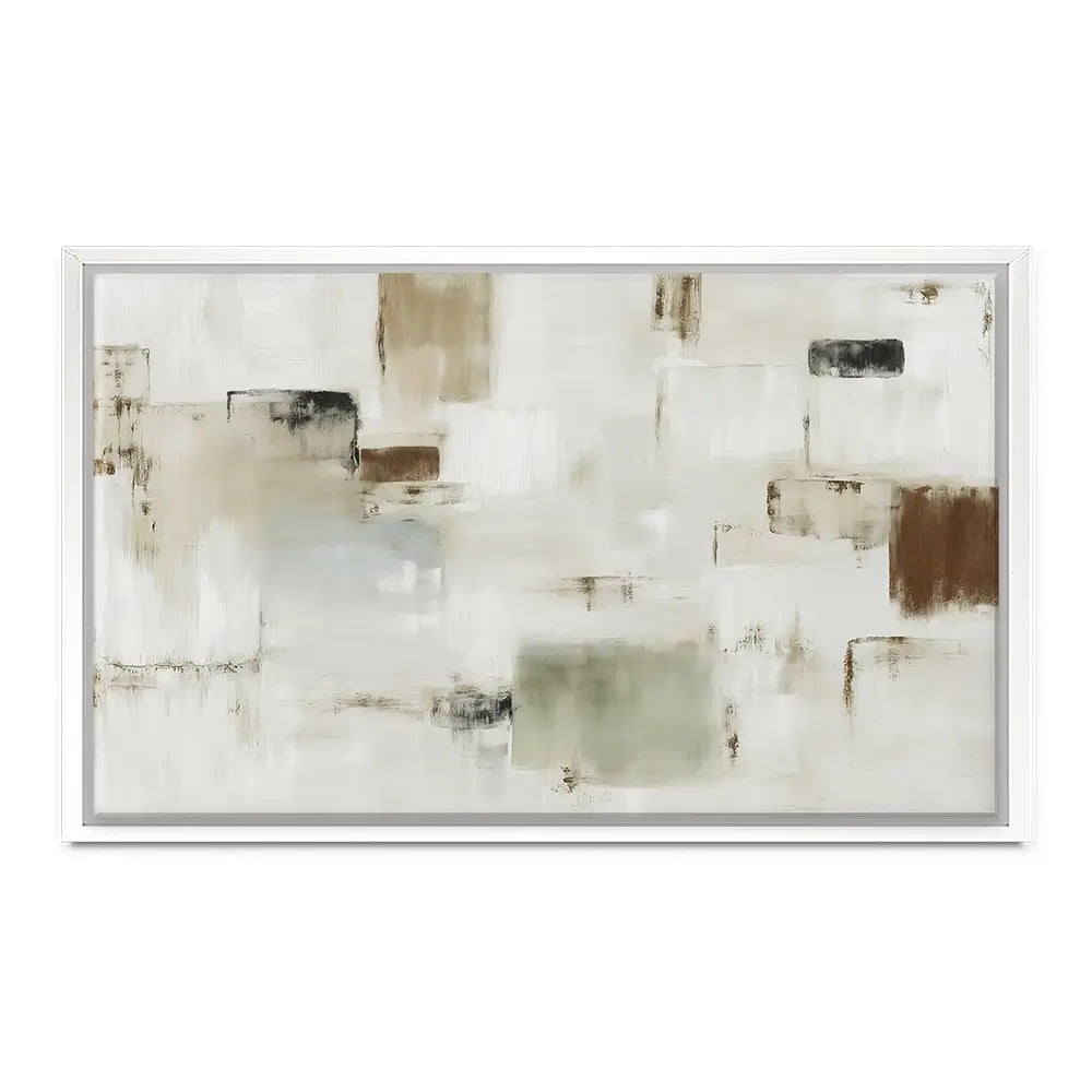Cubist Block Abstract Canvas Print Cubist Block Abstract Canvas Print wall art product Chromatic Storm Studio