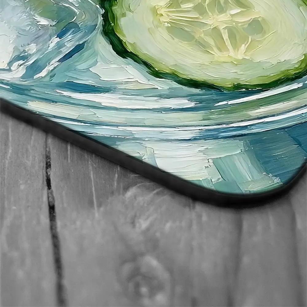 Cucumber And Rosemary Gin And Tonic Cocktail Coaster Set Cucumber And Rosemary Gin And Tonic Cocktail Coaster Set wall art product David Alexander Elder