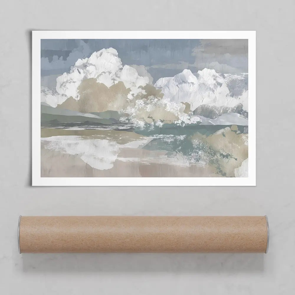 Cumulus Prairie Tower Art Print Cumulus Prairie Tower Art Print wall art product Chromatic Storm Studio