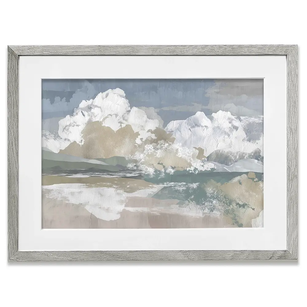 Cumulus Prairie Tower Framed Art Print Cumulus Prairie Tower Framed Art Print wall art product Chromatic Storm Studio