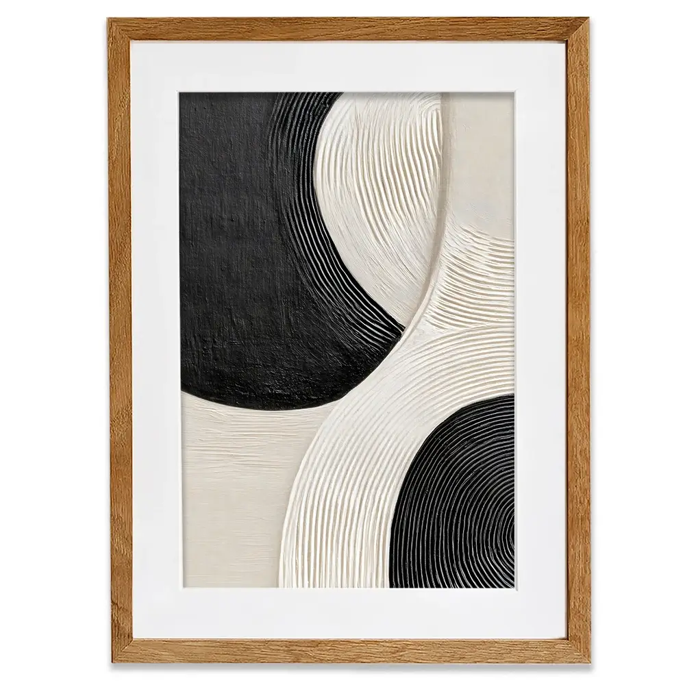 Curved Swirls Framed Art Print Curved Swirls Framed Art Print wall art product LSR Design Studio - Independent