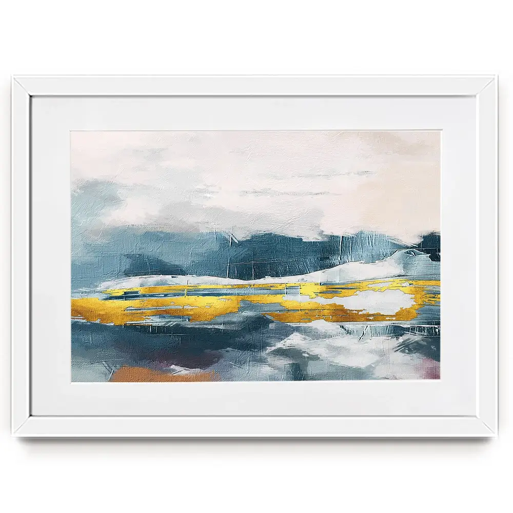 Cut Through The Blue Framed Art Print Cut Through The Blue Framed Art Print wall art product Art Print Shop