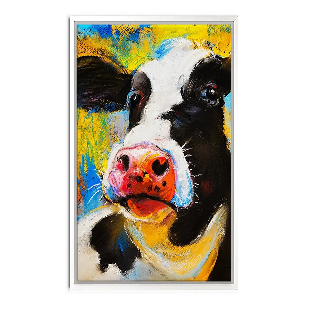 Cute Cow Portrait Canvas Print Cute Cow Portrait Canvas Print wall art product Ivailo Nikolov / Shutterstock
