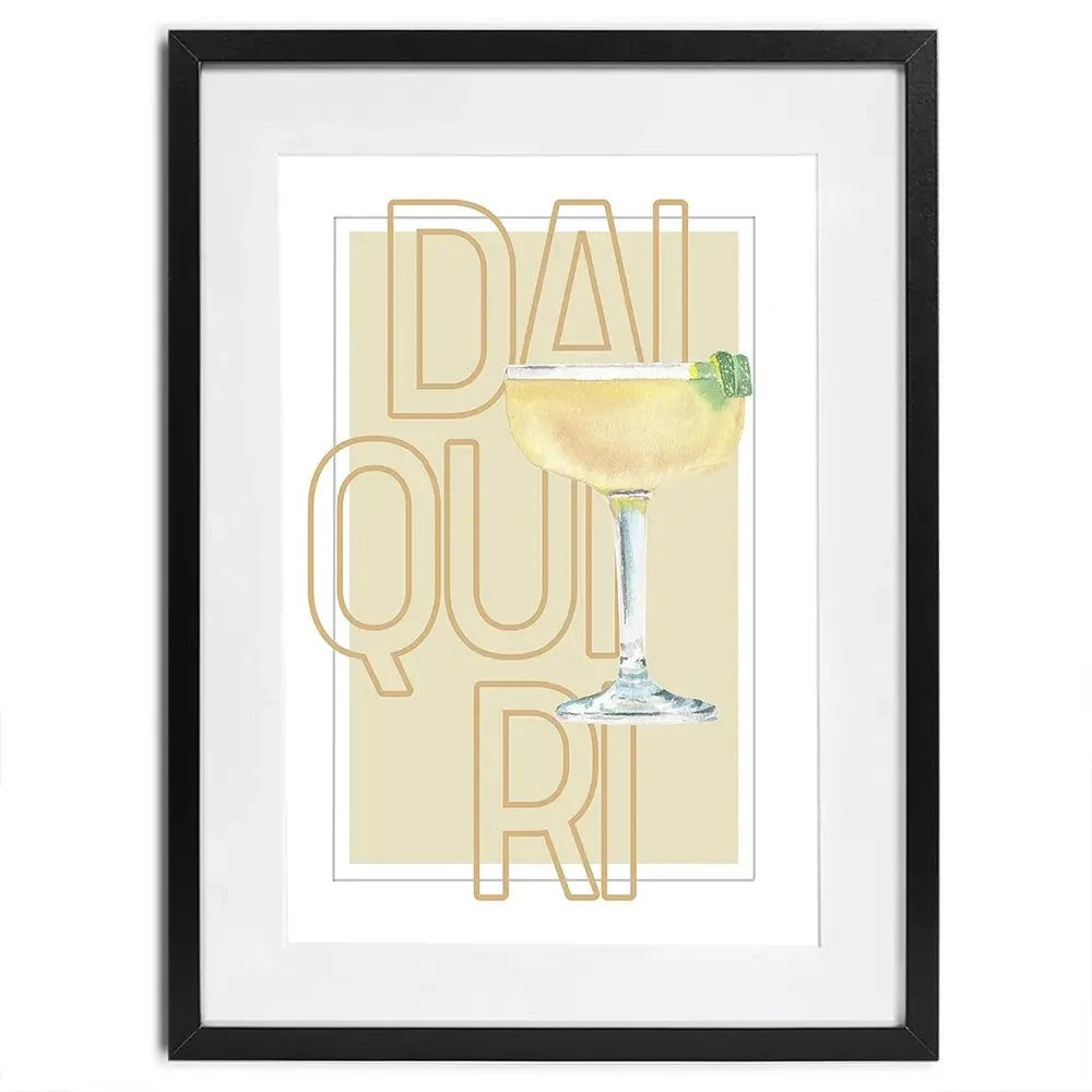 Daiquiri Framed Art Print Daiquiri Framed Art Print wall art product Art Print Shop