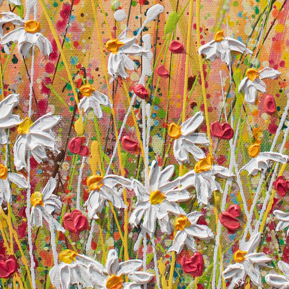 Daisies At Sunset Art Print Daisies At Sunset Art Print wall art product Olga Tkachyk