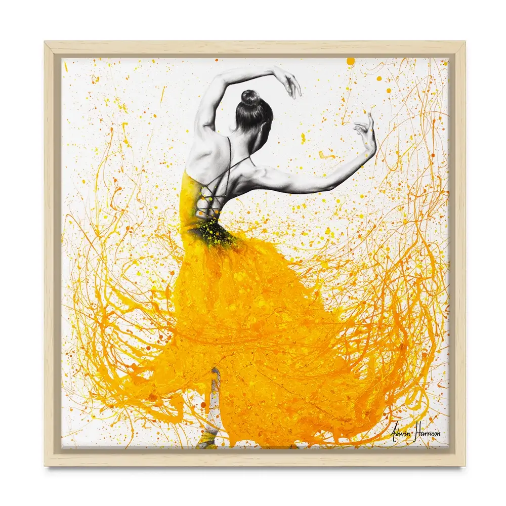 Daisy Dance Square Canvas Print Daisy Dance Square Canvas Print wall art product Ashvin Harrison